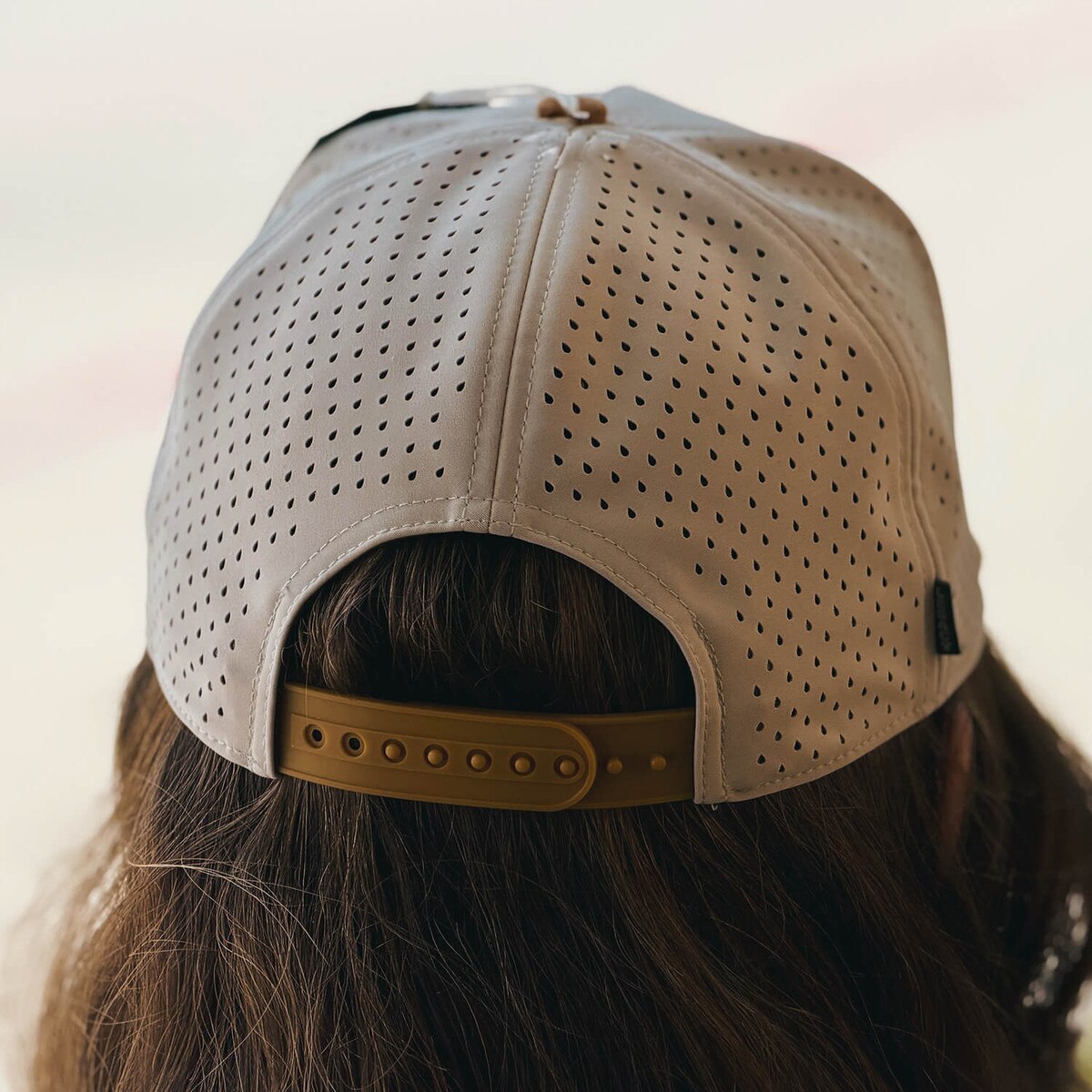 Legacy I-State Stone and Camel Tonal Adjustable Hat back